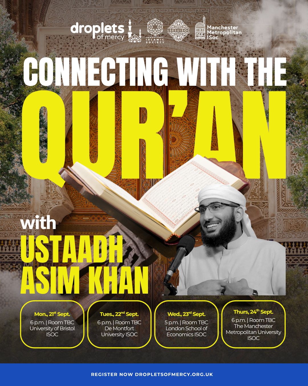 Connecting with the Qur'an — event poster