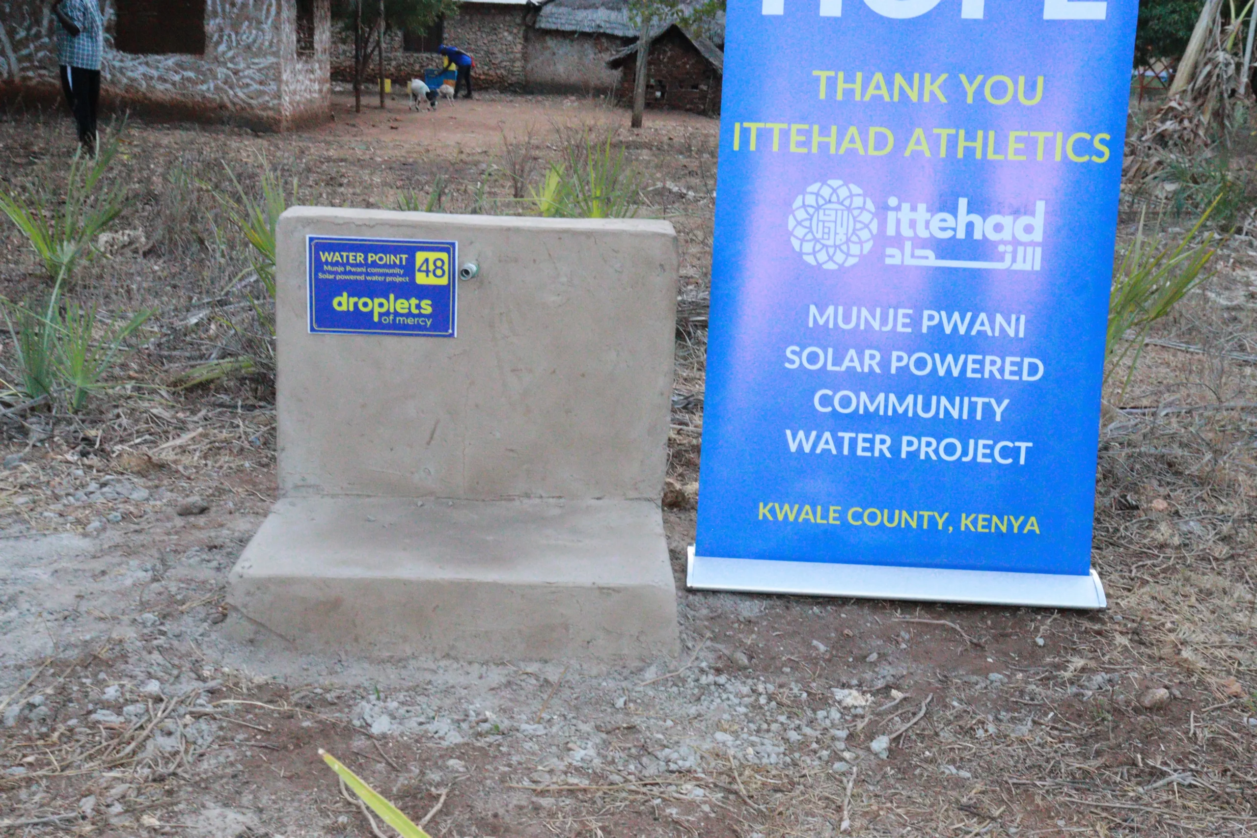 Solar-powered community water point — Kwale, Kenya